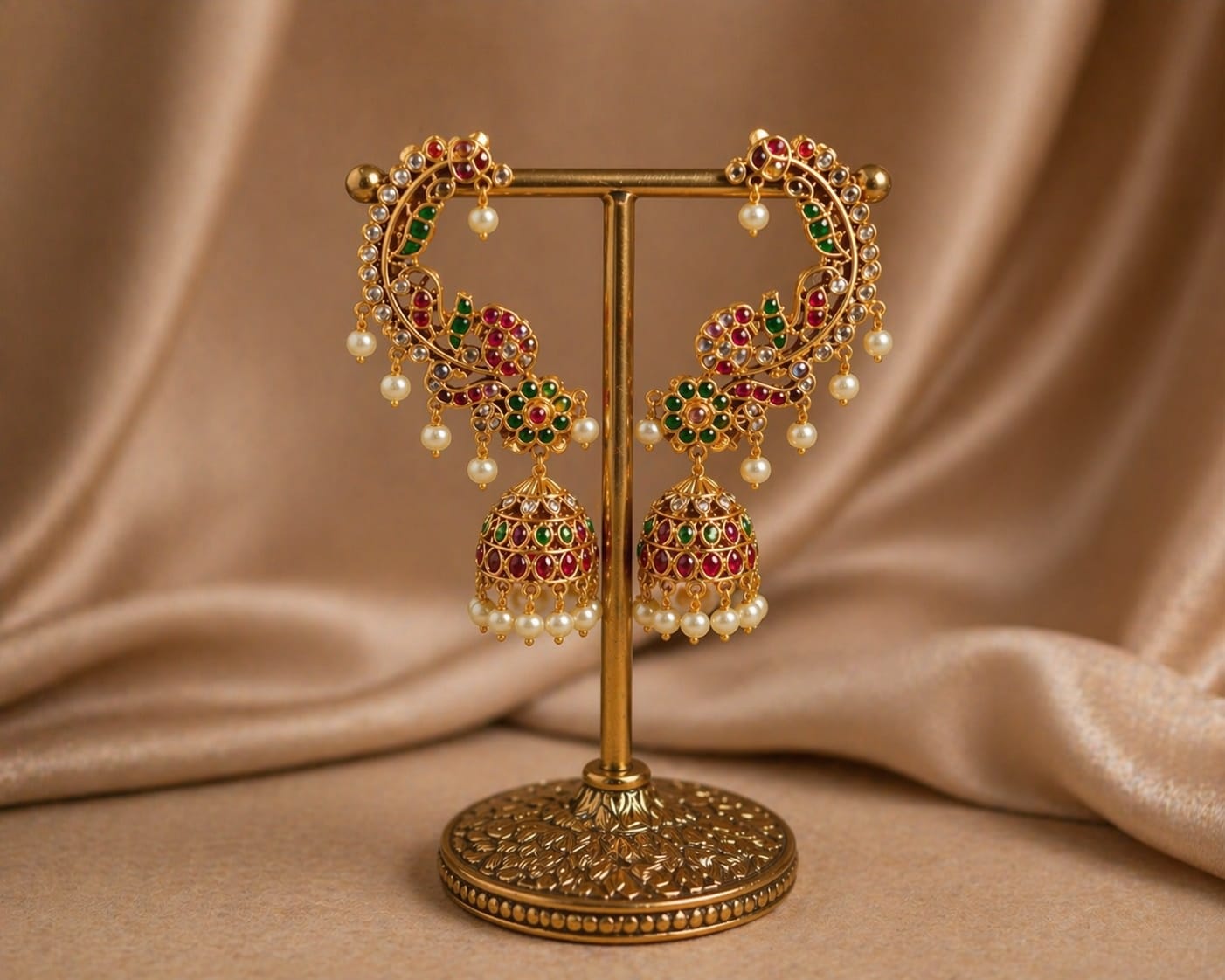 Mayura Pearl Ear Cuff Earrings